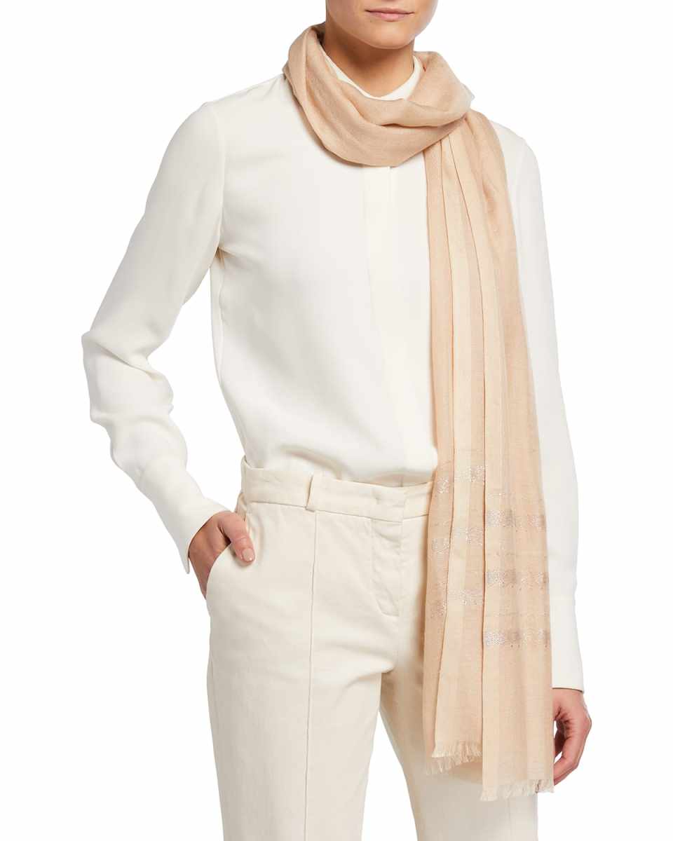 Baia Delle Stelle Cashmere-Blend Evening Stole